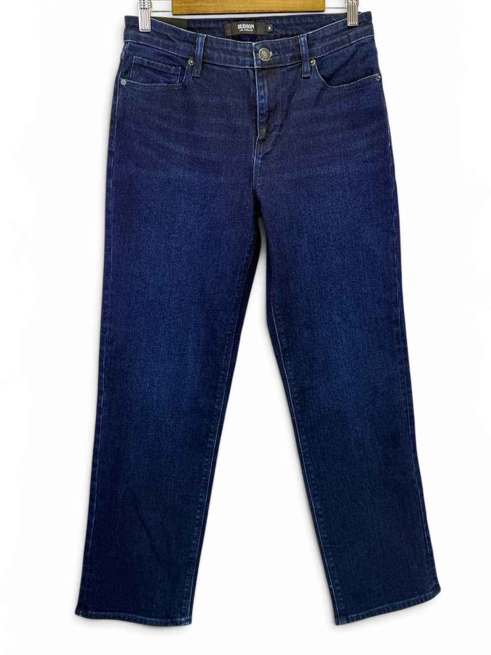 Hudson Women's Straight Leg Dark Wash Stretch Denim Jeans Size 6 NWT